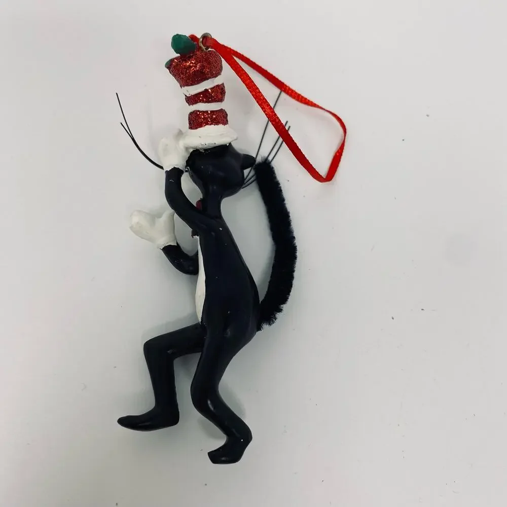 Cat in the Hat Dr. Seuss holiday Christmas ornament Department 56 2012